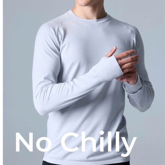 Cozy zero . Men's Light Gray Crew Neck Shirt - Picture 5 of 13